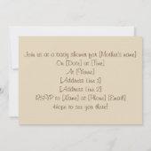  Baby Peter Pan Baby shower uitnodiging (Achterkant)