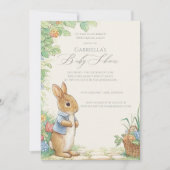 Baby Peter Rabbit Garden Baby shower Kaart (Voorkant)