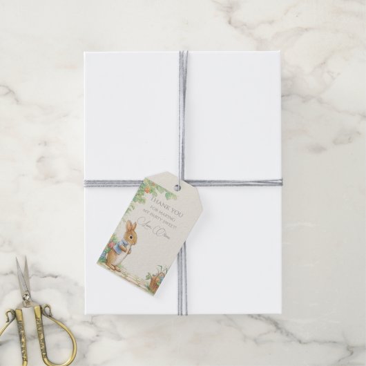 Baby Peter Rabbit Garden Cadeaulabel (Met Touw)