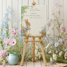 Baby Peter Rabbit Garden Welkomstbord Poster