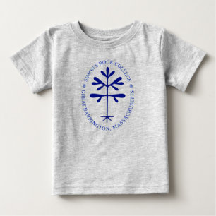 Baby/Peuter Bodysuit of T-shirt, Blauwe Solid Sapl