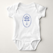 Baby/Peuter Bodysuit of T-shirt, Blue Seal