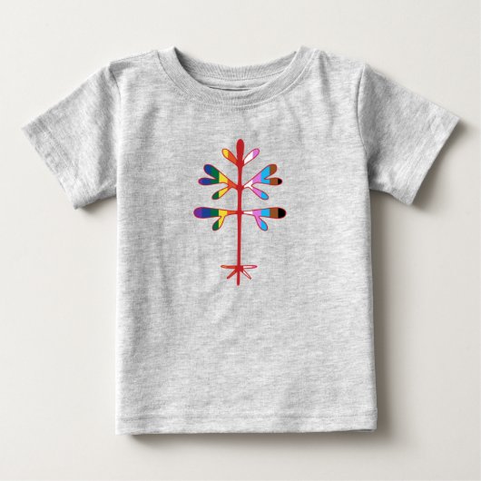 Baby/Peuter Bodysuit of T-shirt, Pride Sapling (Voorkant)