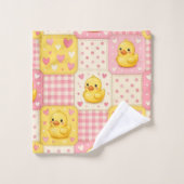 Baby & Peuter Rubber Duck Bad Handdoek Set (Wasdoekje)