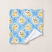 Baby & Peuter Rubber Duck Bad Handdoek Set  (Wasdoekje)