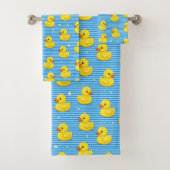 Baby & Peuter Rubber Ducky Bad Handdoek Set (Insitu)