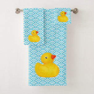 Baby & Peuter Rubber Eend Bad Handdoek Set