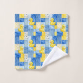 Baby & Peuter Rubber Eend Bad Handdoek Set (Wasdoekje)