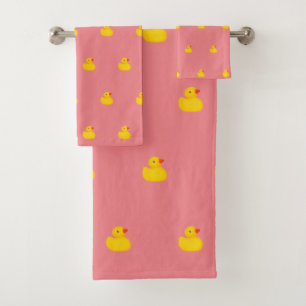 Baby & Peuter Rubber Eend Bad Handdoek Set