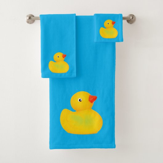 Baby & Peuter Rubber Eend Bad Handdoek Set (Insitu)