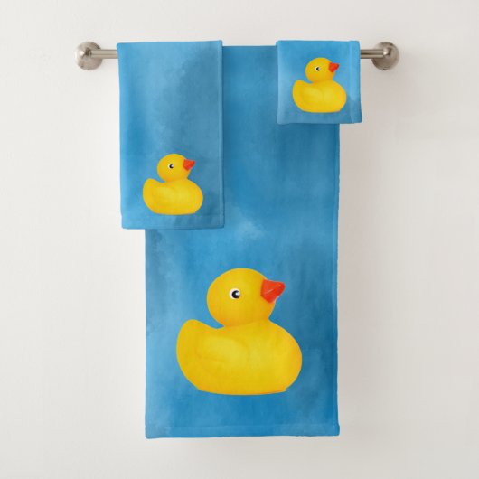Baby & Peuter Rubber Eend Bad Handdoek Set (Insitu)