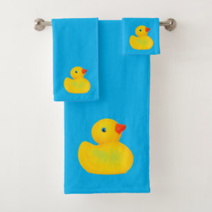 Baby & Peuter Rubber Eend Bad Handdoek Set