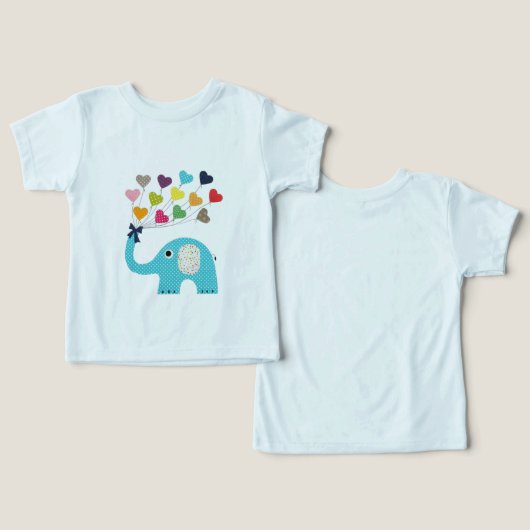 Baby peuter T-shirt (Ontwerp Voorkant & Achterkant)