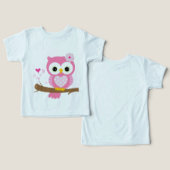 Baby peuter t-shirt  (Ontwerp Voorkant & Achterkant)