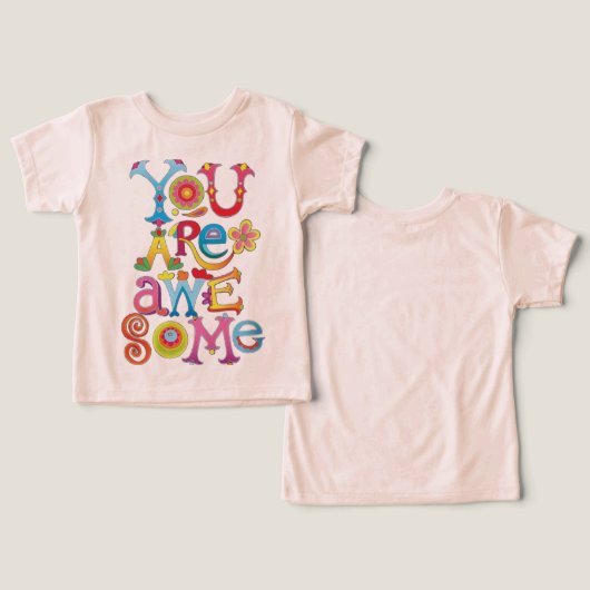 Baby peuter T-shirt (Ontwerp Voorkant & Achterkant)