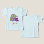 Baby peuter T-shirt (Ontwerp Voorkant & Achterkant)
