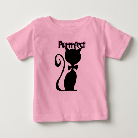 Baby-peuter-T-shirt met Kat (Voorkant)