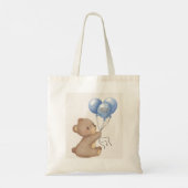 Baby Photo Collage Canvas tas (Achterkant)