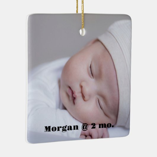 Baby Photo Keepsake Ornament (Rechts)
