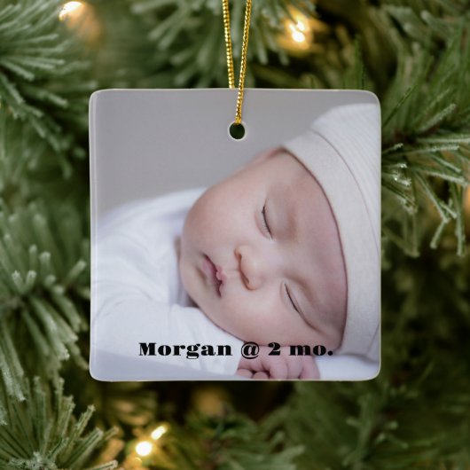 Baby Photo Keepsake Ornament (Boom)