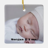 Baby Photo Keepsake Ornament (Voorkant)