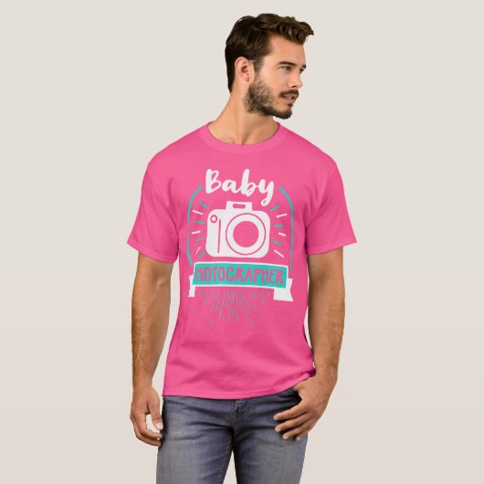 Baby Photographer Shirt Cute Baby Photography Gift (Voorkant volledig)