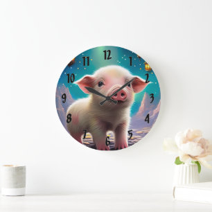 Baby Pig Grote Klok