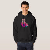 Baby Pig Hatching From Easter Egg Easter Day Hoodie (Voorkant volledig)