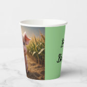 Baby Pig Papieren Bekers (Links)