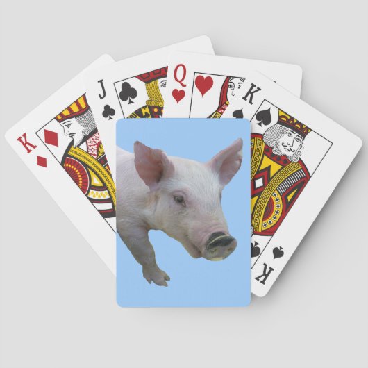Baby Pig Playing Speelkaarten (Achterkant)