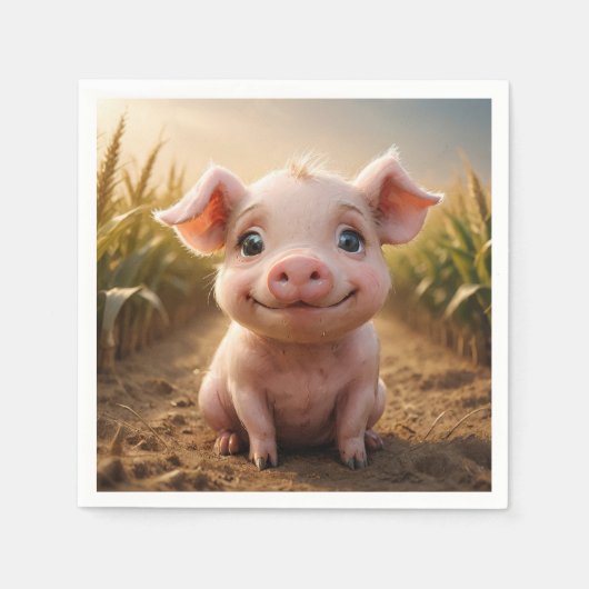 Baby Pig Servet (Voorkant)