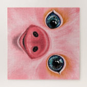 Baby Piglet Jigzaag Puzzle - Lach Legpuzzel (Horizontaal)