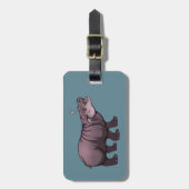 Baby Pigmy Hippo Bagagelabel (Voorkant verticaal)