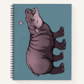 Baby Pigmy Hippo Notitieboek (Voorkant)