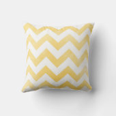 Baby Pillow - geel chevron patroon Kussen (Achterkant)