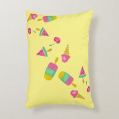 Baby Pillow met geverfde waterverf objecten Accent Kussen (Voorkant(Verticaal))