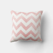 Baby Pillow - roze chevron patroon Kussen (Achterkant)