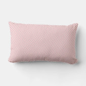 Baby Pillow - roze herringbotpatroon Kussen (Achterkant)