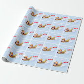 Baby Pilot Cadeaupapier (Uitgerold)