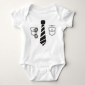Baby Pilot Uniform Bodysuit Unisex (Voorkant)