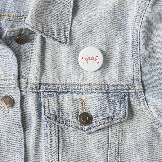 Baby Pin Badge Ronde Button 3,2 Cm (In situ)