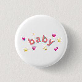 Baby Pin Badge Ronde Button 3,2 Cm