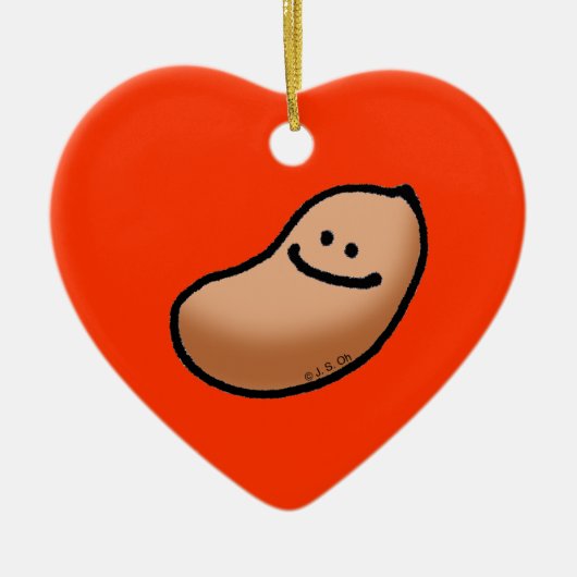 Baby pinda keramisch ornament (Voorkant)