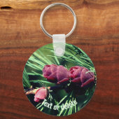 Baby Pine Cones Natuur Gepersonaliseerd Sleutelhanger (Achterkant)