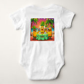 Baby Pine O — De Schattigste Ananas in het Keizerr Romper (Achterkant)