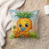 Baby Pine O — The Cutest Pineapple in the Empire! Kussen (Deken)