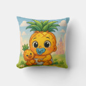 Baby Pine O — The Cutest Pineapple in the Empire! Kussen (Voorkant)