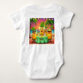 Baby Pine O — The Cutest Pineapple in the Empire! Romper (Achterkant)