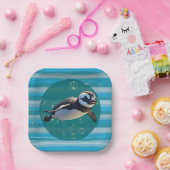 Baby Pinguïn Bord Papier Plaat (Feest)