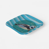 Baby Pinguïn Bord Papier Plaat (Gebogen)